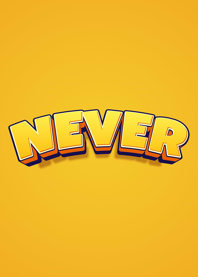 Never Text Art
