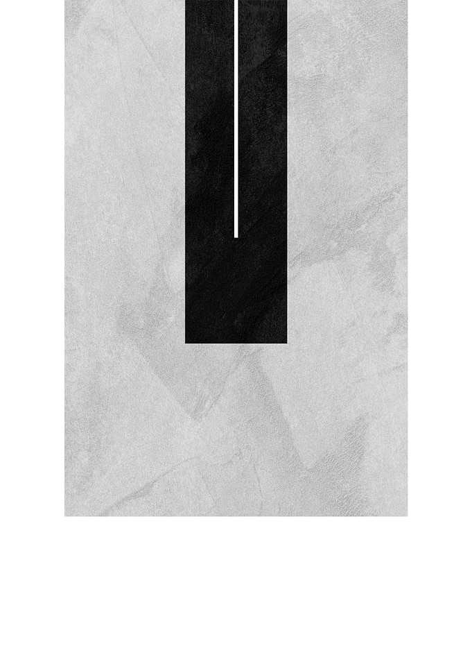 Minimalist Black and White Abstract Design
