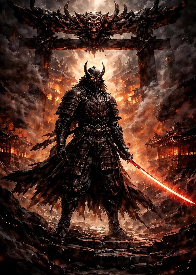 Demonic Samurai Warrior