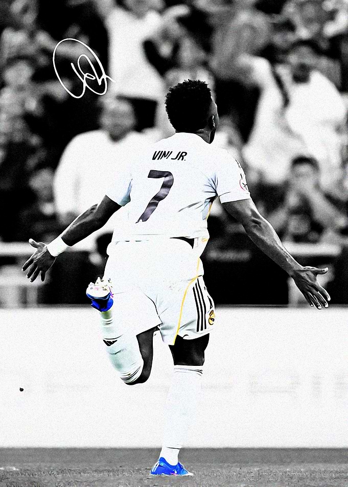 Vinicius Jr celebrating a goal