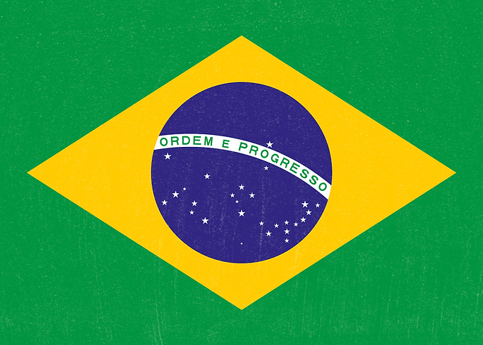 Brazil Flag Distressed