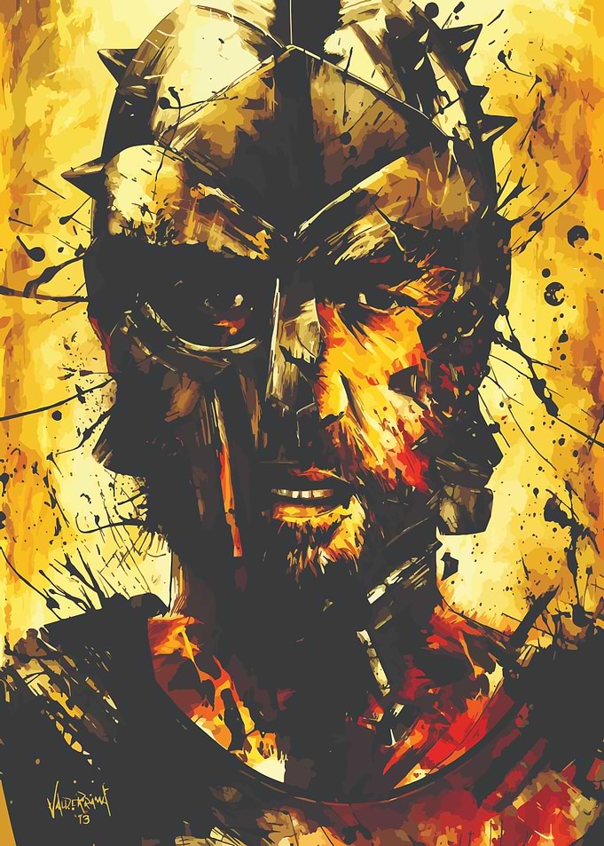 Gladiator Warrior Portrait