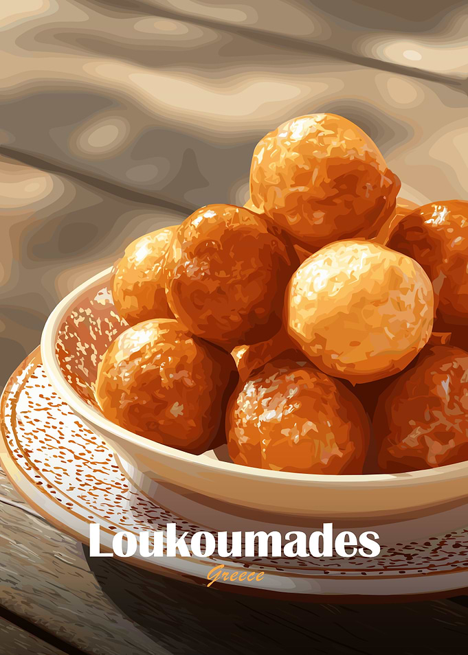 Loukoumades Greek Dessert