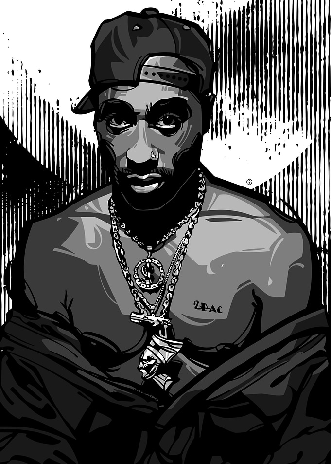 Tupac Shakur Portrait