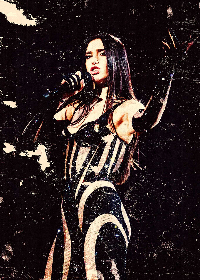 Dua Lipa Performing on Stage