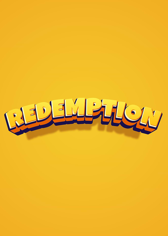 Redemption Text Art