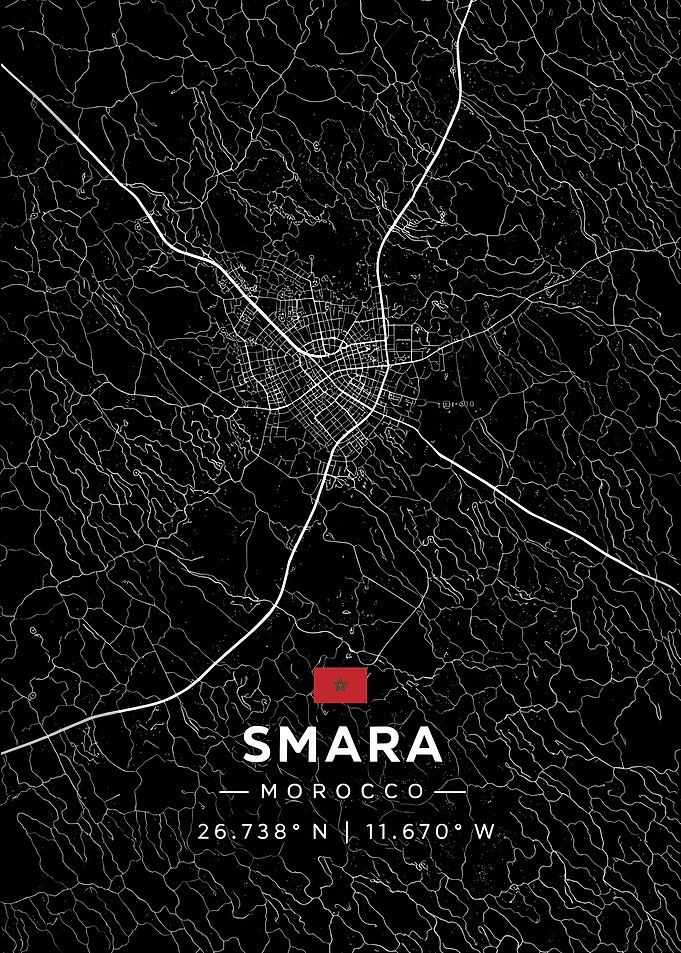 Smara Morocco Map