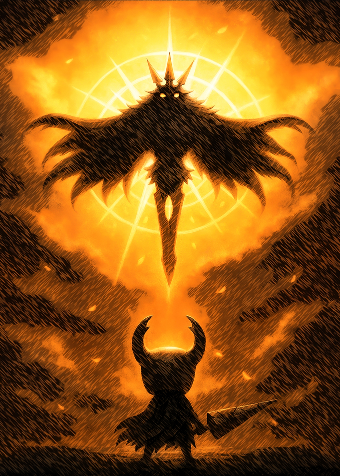 The Knight faces the Radiance