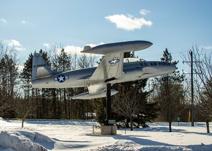 U.S. Air Force Jet on Display