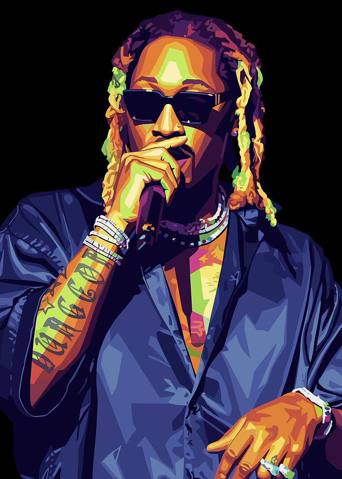 Future Pop Art Portrait