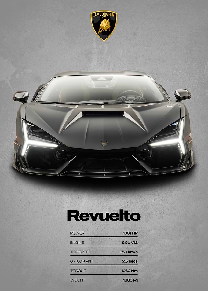 Lamborghini Revuelto Poster