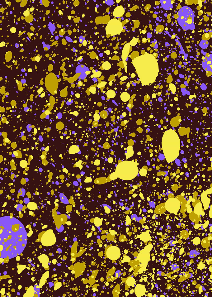 Abstract Paint Splatter Texture
