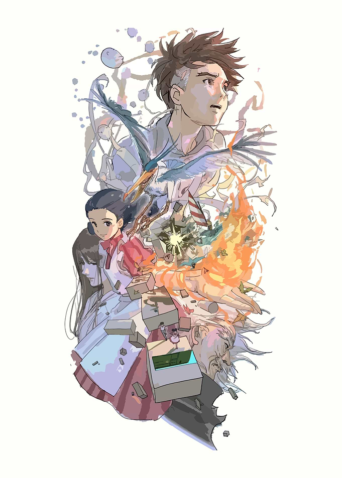 Anime characters with fantastical elements