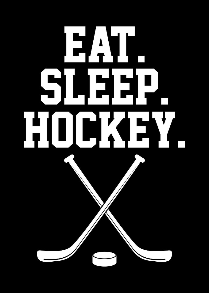 Eat Sleep Hockey Funny