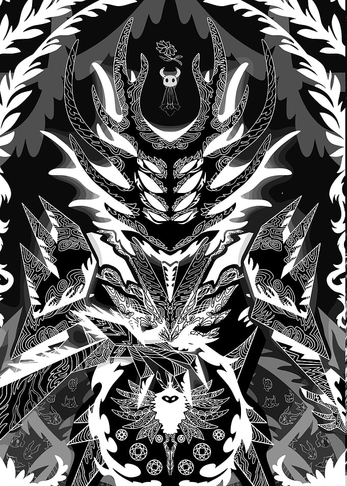 Hollow Knight The Radiance Fan Art
