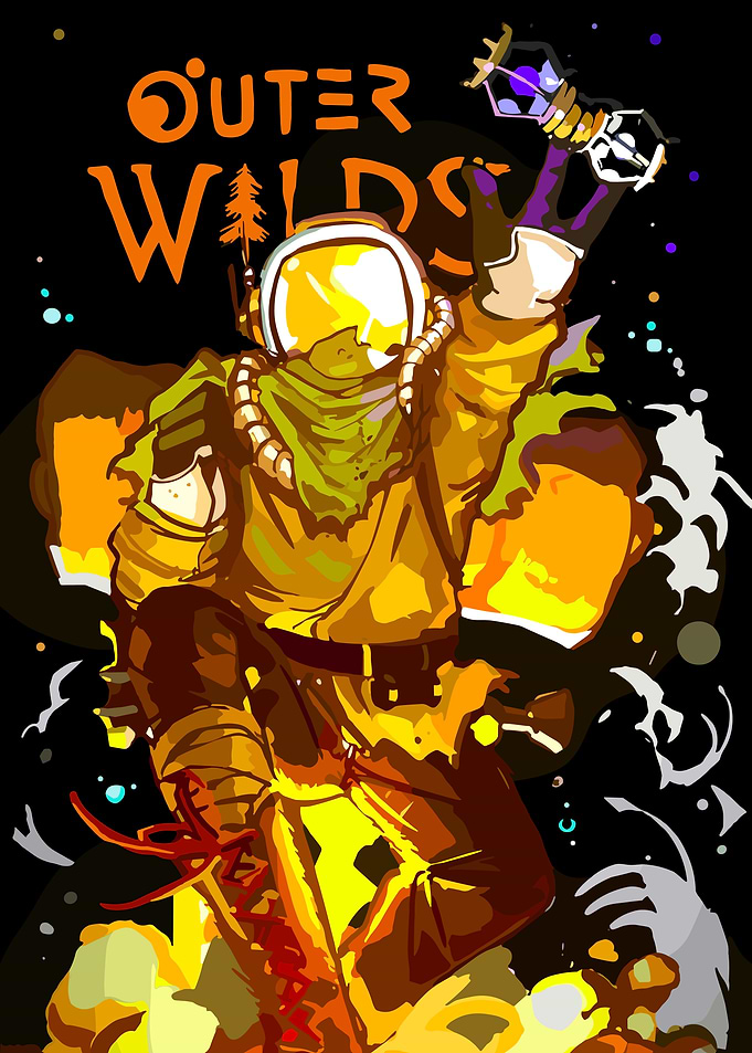 Outer Wilds Astronaut Art
