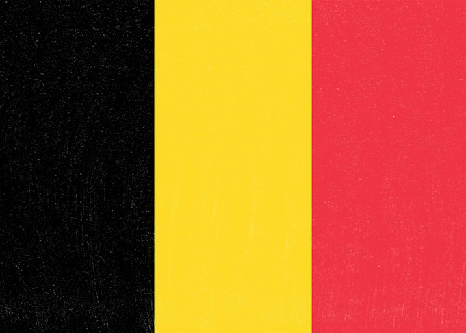 Belgium Flag Distressed