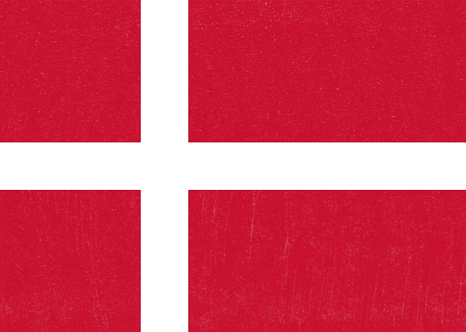 Denmark Flag Distressed