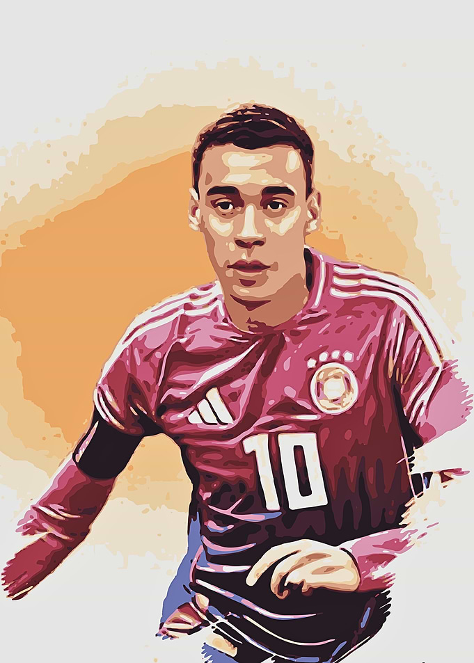 Jamal Musiala Pop Art