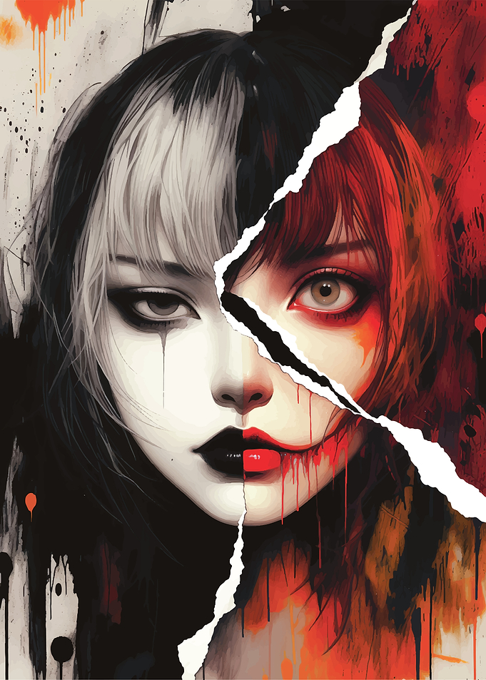 Split Personality Portrait