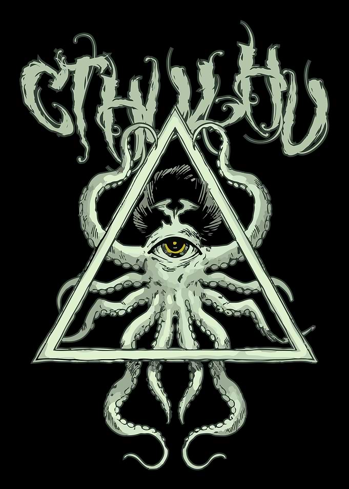 Cthulhu All-Seeing Eye Triangle