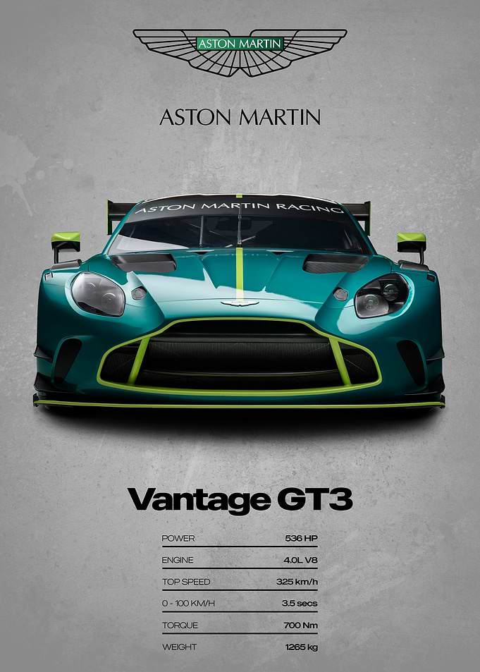 Aston Martin Vantage GT3 Race Car