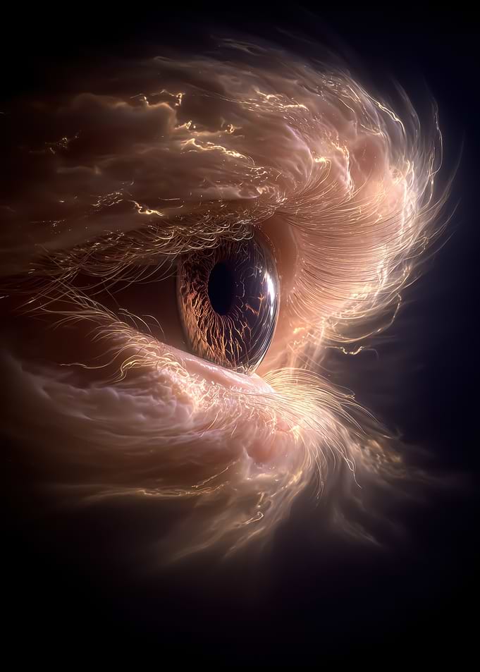 Cosmic Eye Abstract Art