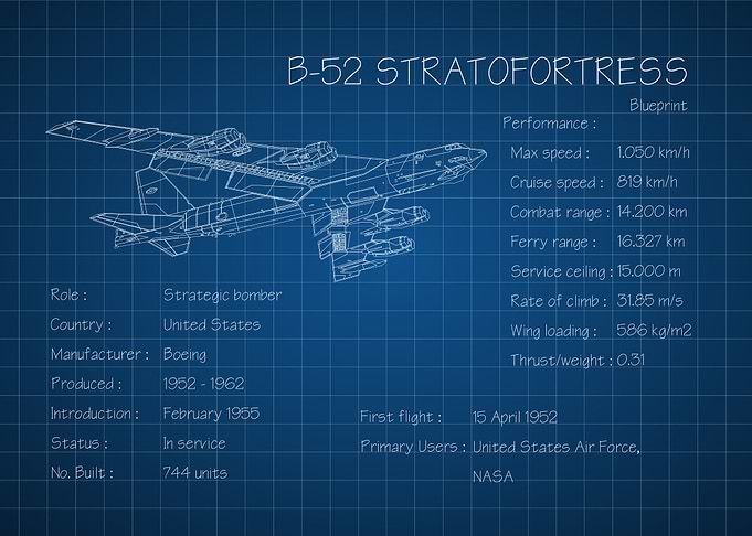 B-52 Stratofortress Blueprint