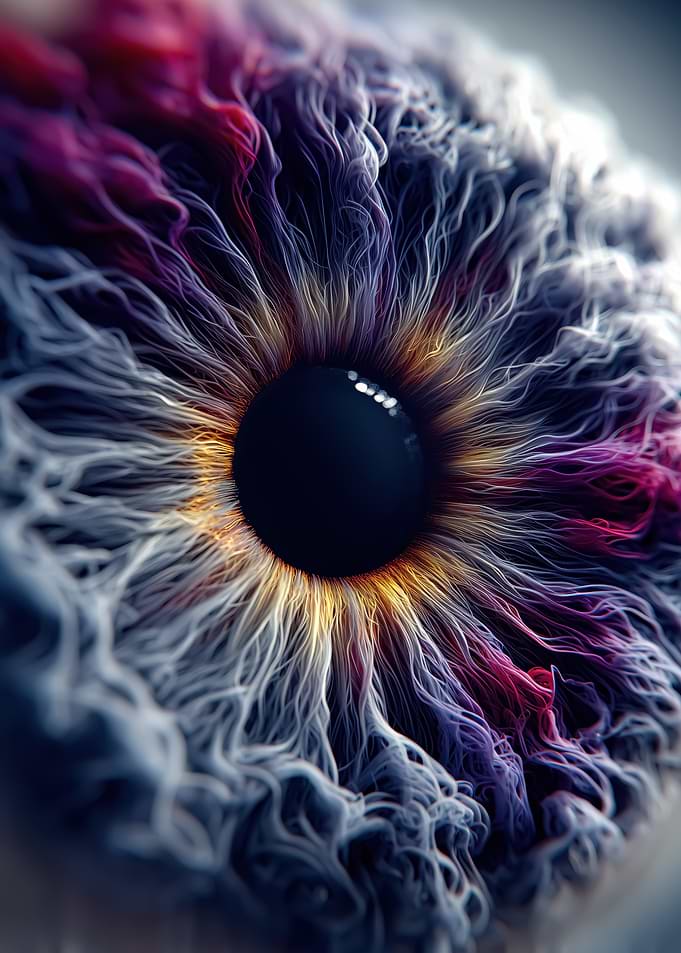 Abstract Macro Eye Iris