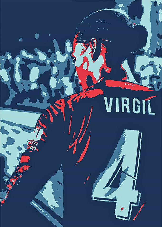 Virgil 4 Jersey Pop Art