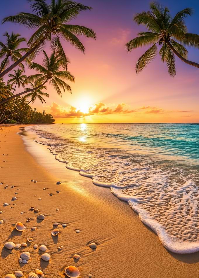 Tropical Beach Sunset