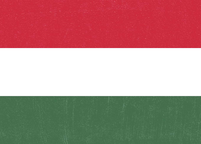 Hungary Flag Distressed