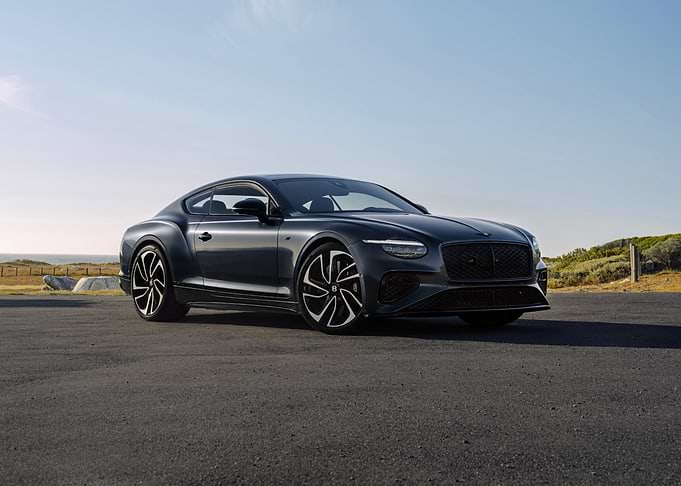 Bentley Continental GT on a Coastal Road
