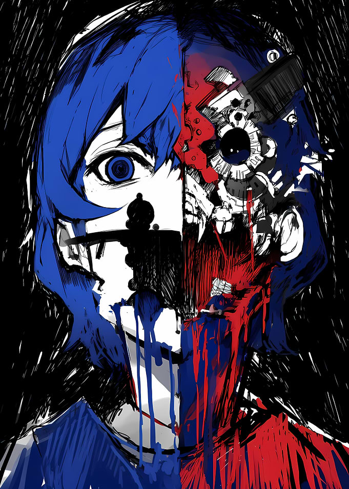 Disturbing Anime Portrait