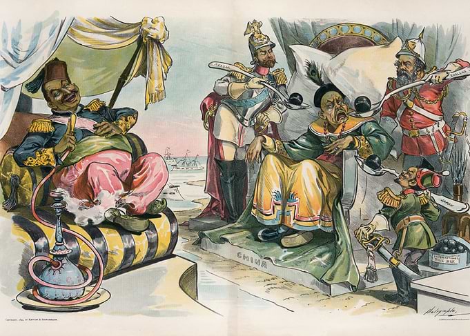 Imperial powers carve up China