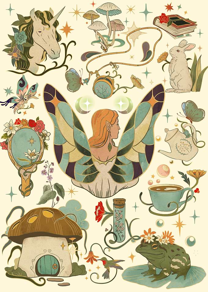 Enchanted Fairy Tale Forest