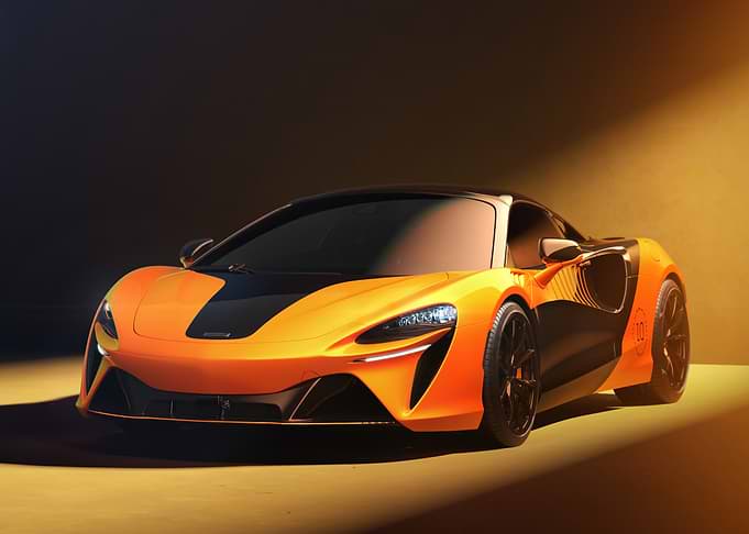 Orange McLaren Sports Car