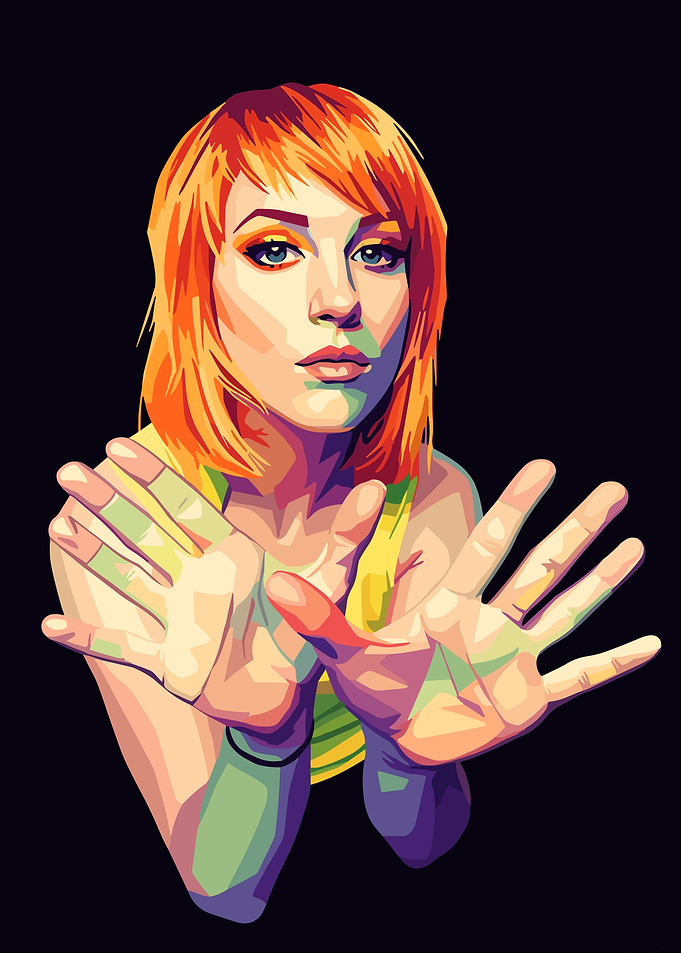 Hayley Williams Pop Art Portrait