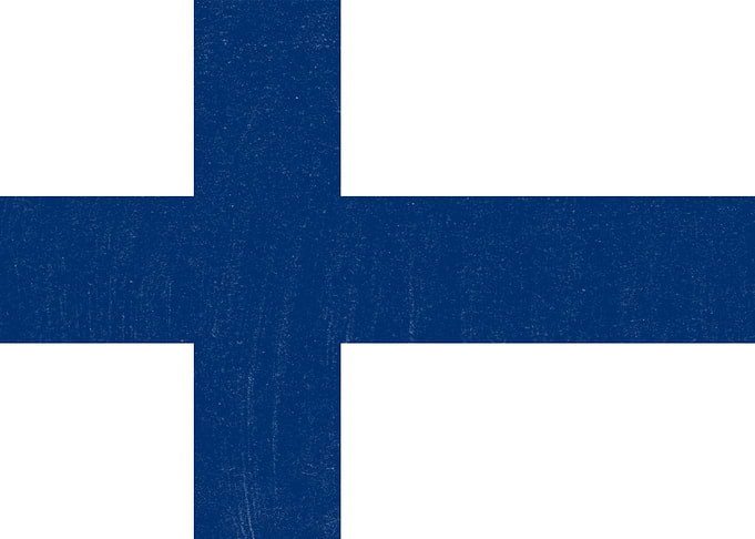 Finland Flag Distressed