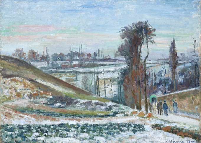 Winter Landscape with Figures