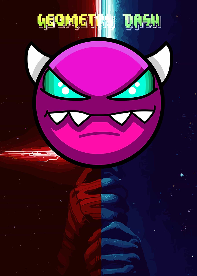 Geometry Dash Demon Icon