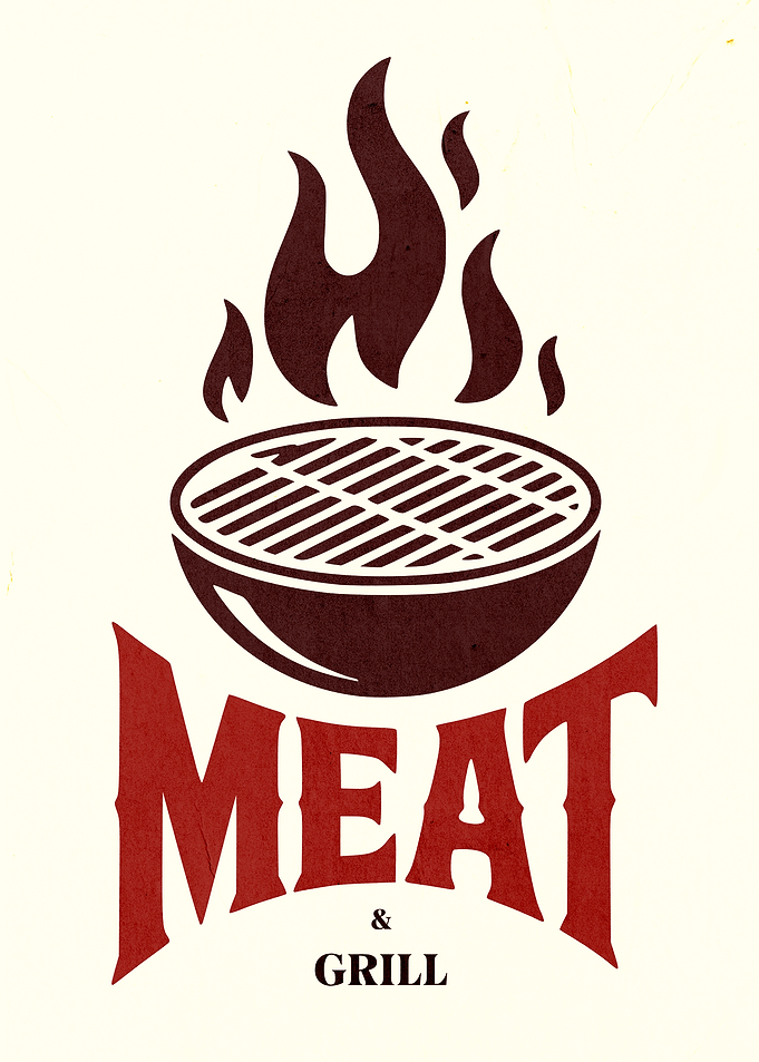 Meat & Grill Logo