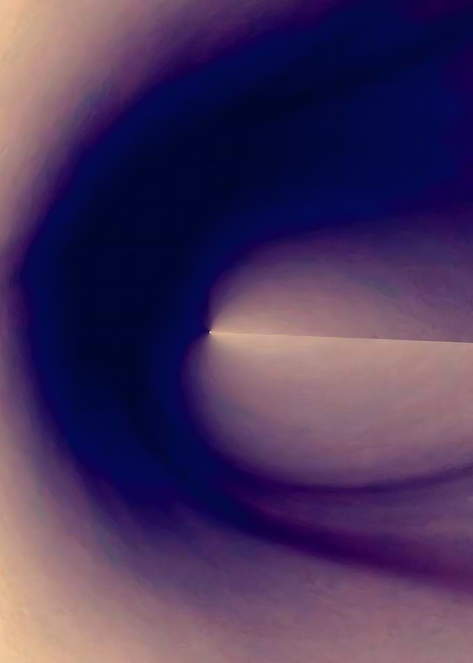 Abstract Swirl of Dark Blue and Purple