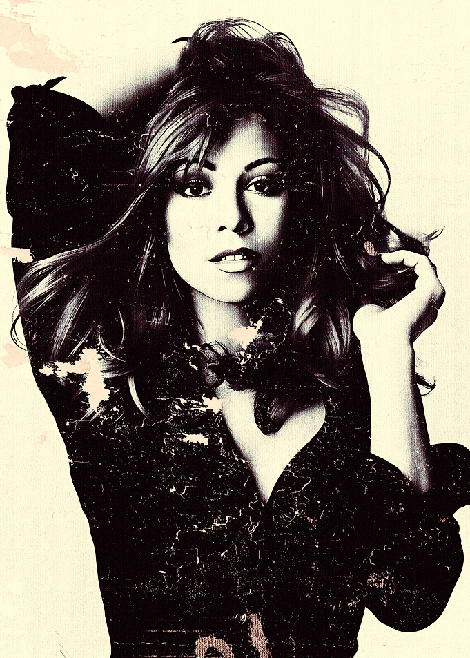 Mariah Carey Vintage Portrait