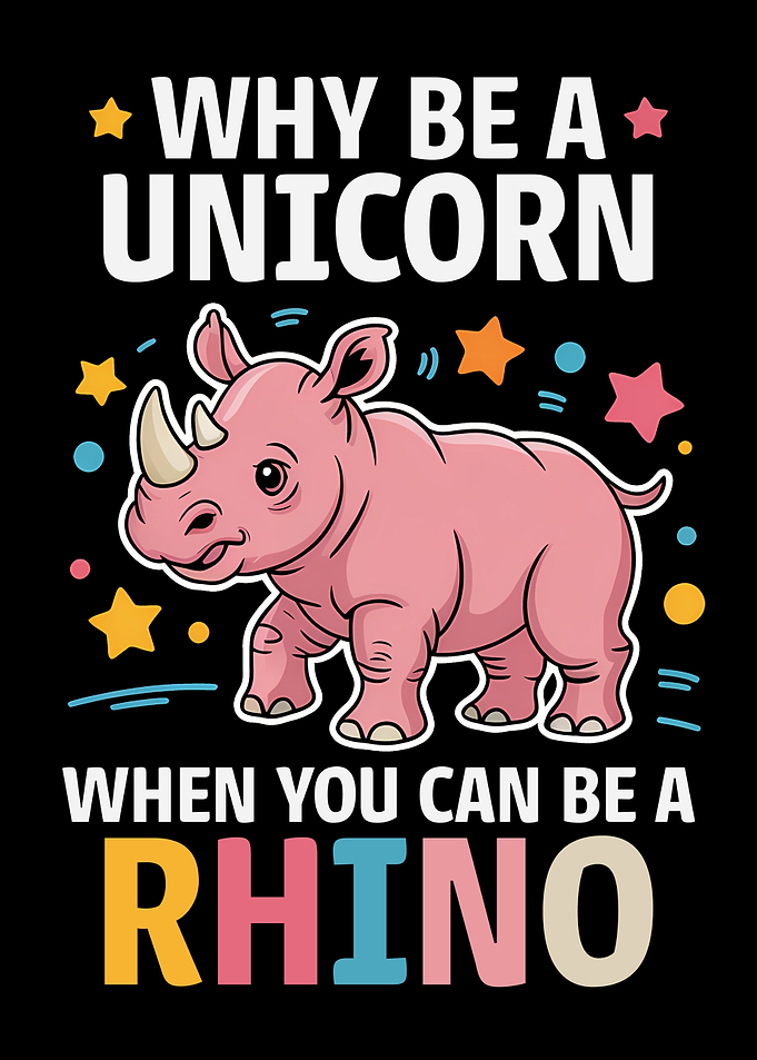 Why Be a Unicorn When You Can Be a Rhino