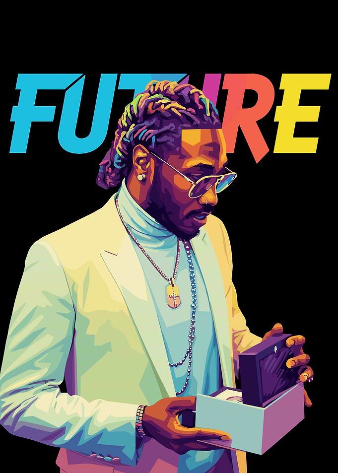 Future Pop Art Portrait