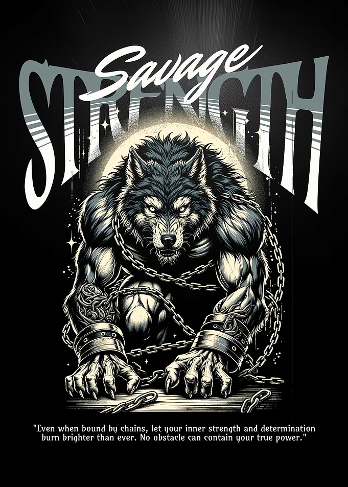 Savage Strength Werewolf with Chains