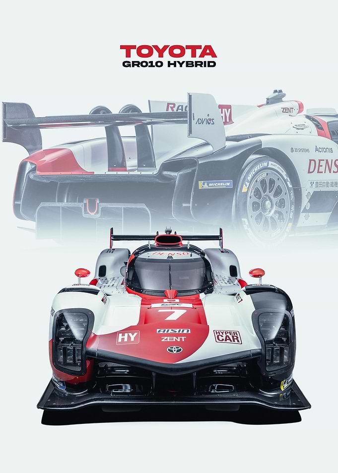 Toyota GR010 Hybrid Race Car