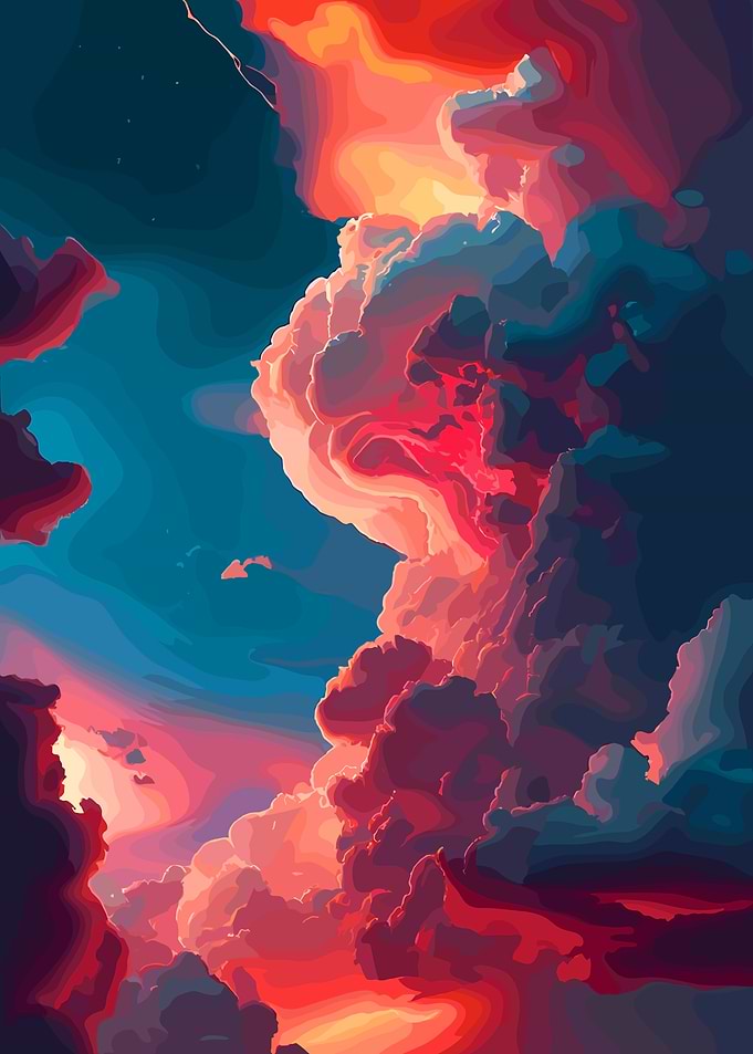 Dramatic Sunset Clouds