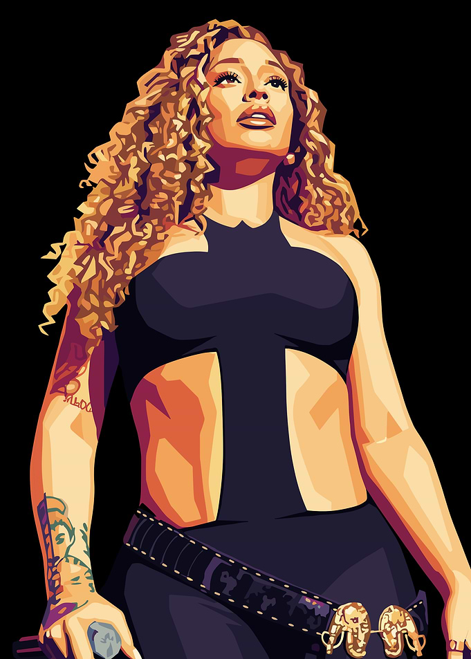 Latto Pop Art Portrait